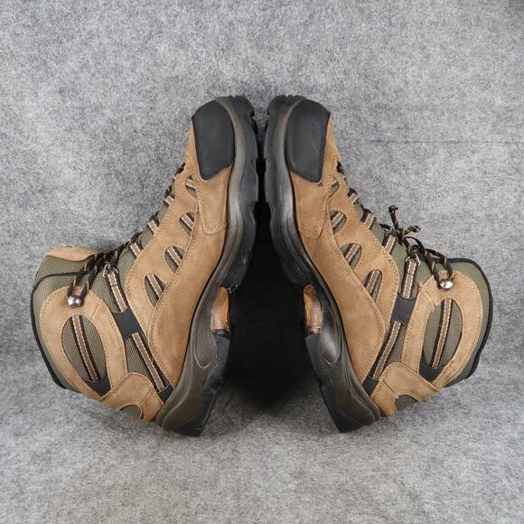 Hi Tec Shoes Mens 12 Hiking Boot Leather Waterproof Lace Up Combat Utility Brown main image 13